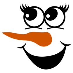 Snowman Face, Perfect Gift for Christmas - SMF-01 Design