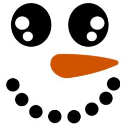 Snowman Face, Perfect Gift for Christmas - SMF-02 Design