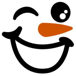 Snowman Face, Perfect Gift for Christmas - SMF-04 Design