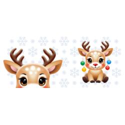 Cute Reindeer, Perfect Gift for Christmas, White Mug for Christmas - XMS-03 Design