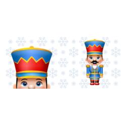 Cute Nut Cracker, Perfect Gift for Christmas, White Mug for Christmas - XMS-04 Design