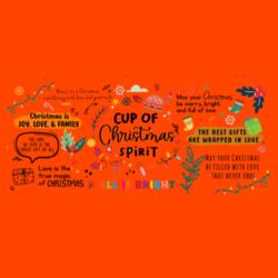 Cup of Christmas Spirit, The Best Gifts are Wrapped in Love, Christmas is Joy, Love & Family, Inner Color Mug for Christmas - ChristmasMug 2 Design