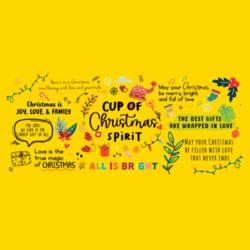 Cup of Christmas Spirit, The Best Gifts are Wrapped in Love, Christmas is Joy, Love & Family, Inner Color Mug for Christmas - ChristmasMug 3 Design