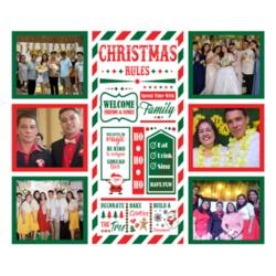 Christmas RULES Design, Vacuum Flask Full Print for Christmas - CSPT-01 Design