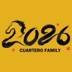 2026 with Personalized Family Name, Year of the Horse, New Year Shirt - NYD-01 Design