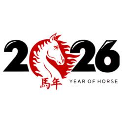 2026 Year of the Horse, New Year Shirt - NYD-05 Design