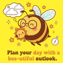 Plan your day with a bee-utiful outlook. - YBP-01 Design