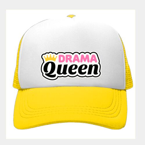 Drama Queen Template, Changeable Color Customizable Cap Thumbnail