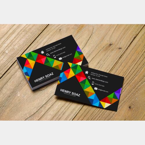 Graphic Artist Calling Card - Colorful Thumbnail