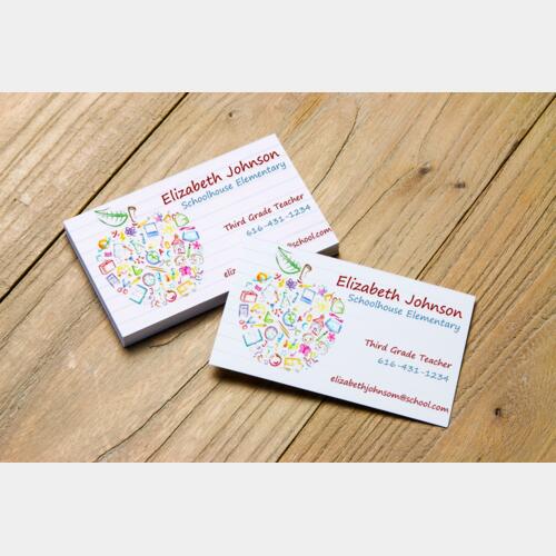 Education Calling Card - Changeable Logo Thumbnail