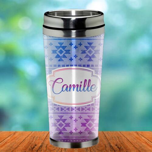Gradient Pattern Background with Name Thumbnail