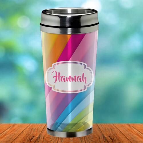 Rainbow Pattern with Name Thumbnail