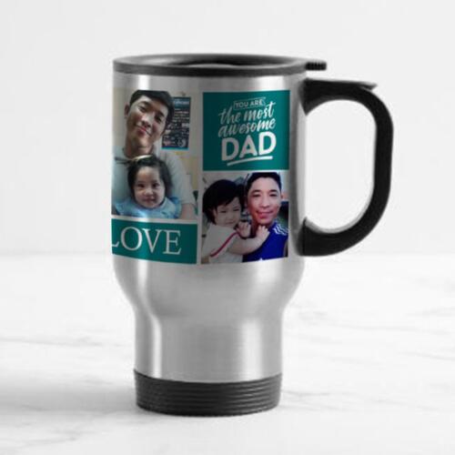 The Most Awesome Dad - 3 Replaceable Photos Thumbnail