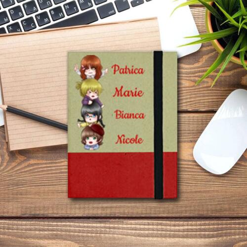 Customizable Eco Notebook with Editable Names Thumbnail