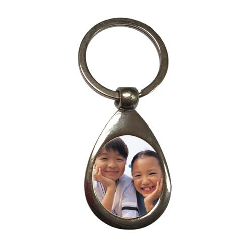 Changeable Picture Metallic Keychain Thumbnail
