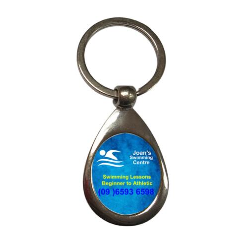 Customizable Corporate Design Metallic Keychain Thumbnail