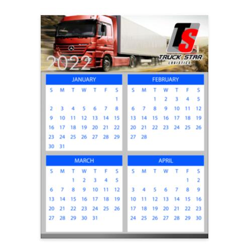 Tri-Fold Calendar 6" x 4.5" Thumbnail