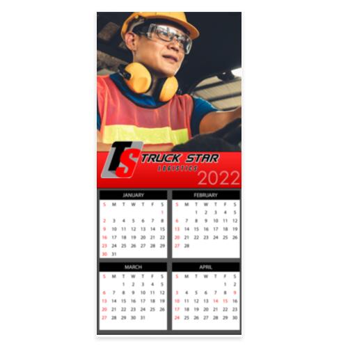 Tri-Fold Calendar 7.6" x 3.4"	 Thumbnail