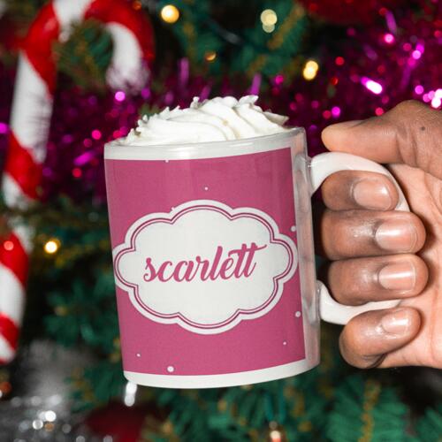 Let It Snow Christmas Snowman Editable Name Thumbnail