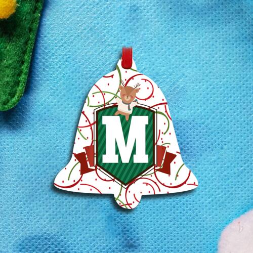 Bell w/ Initials Christmas Decor Thumbnail