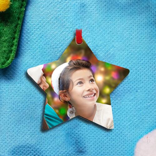 Star Decoration with Customizable Image Thumbnail