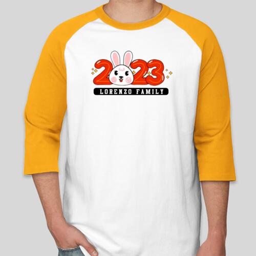 Year of the Rabbit 2023 - Editable Design Shirt Thumbnail