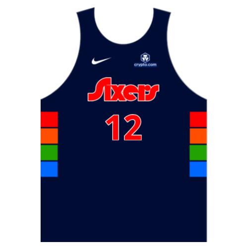 Team 76ers Plain Jersey Sando JST-04 Thumbnail