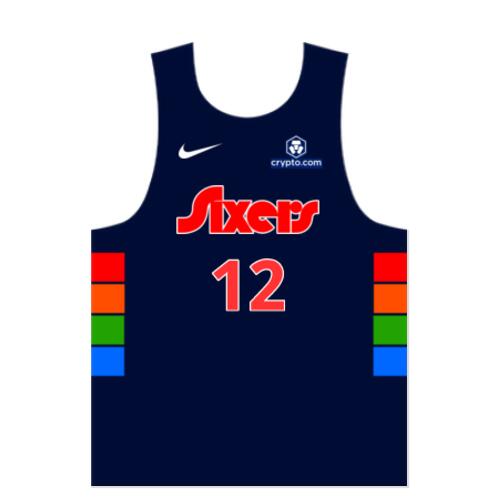 Team 76ers Plain Jersey Sando JST-05 Thumbnail