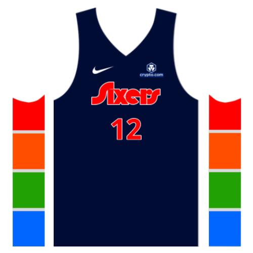 Team 76ers Plain Jersey Sando JST-07 Thumbnail