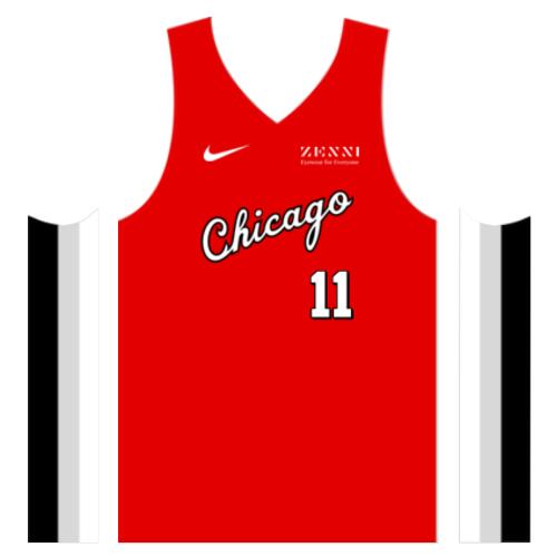 Team Chicago Plain Jersey Sando JST-07 Thumbnail