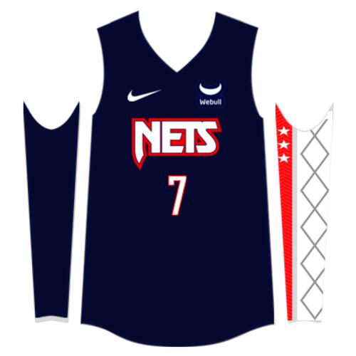 Team Nets Plain Jersey Sando JST-10 Thumbnail