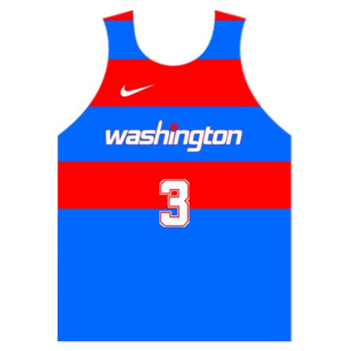 Team Washington Lines and Pattern Jersey Sando JST-03 Thumbnail