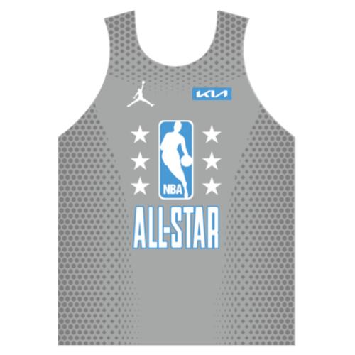 Team ALL-STAR Gray Lines and Pattern Jersey Sando JST-03 Thumbnail
