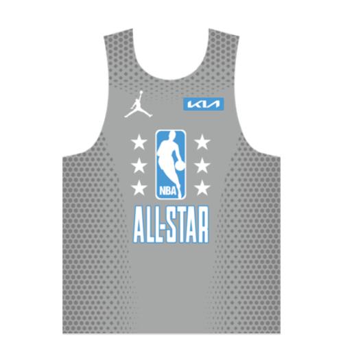 Team ALL-STAR Gray Lines and Pattern Jersey Sando JST-05 Thumbnail