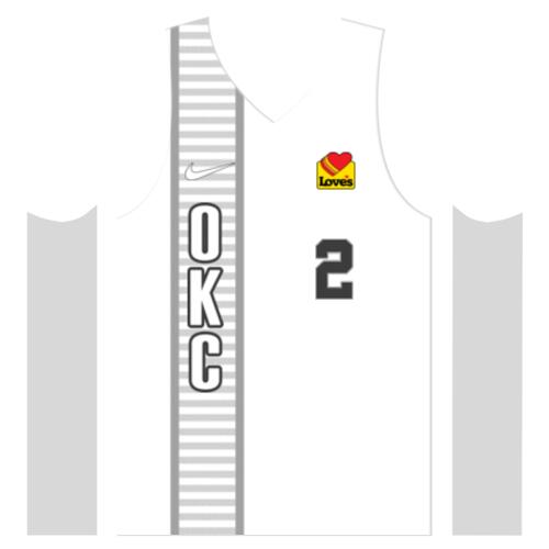 Team OKC Lines and Pattern Jersey Sando JST-07 Thumbnail