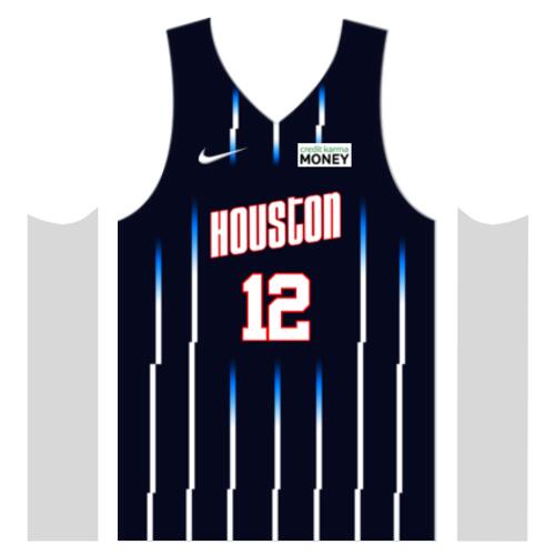 Team Houston Lines and Pattern Jersey Sando JST-07 Thumbnail