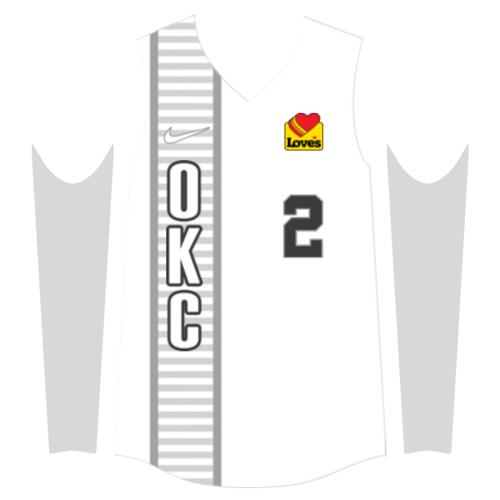 Team OKC Lines and Pattern Jersey Sando JST-10 Thumbnail