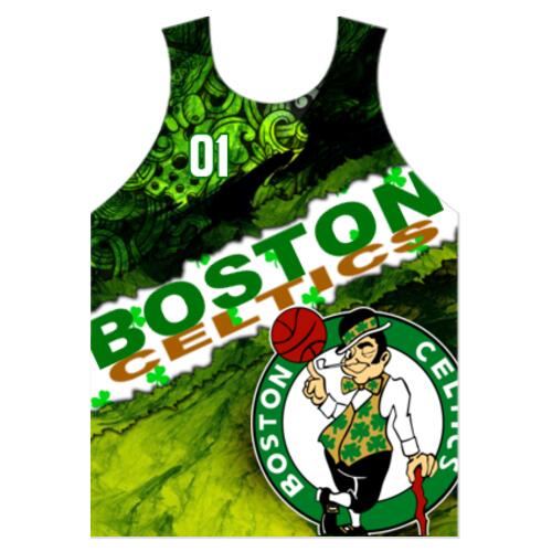 Team Boston Celtics 1 Full Print Jersey Sando JST-03 Thumbnail