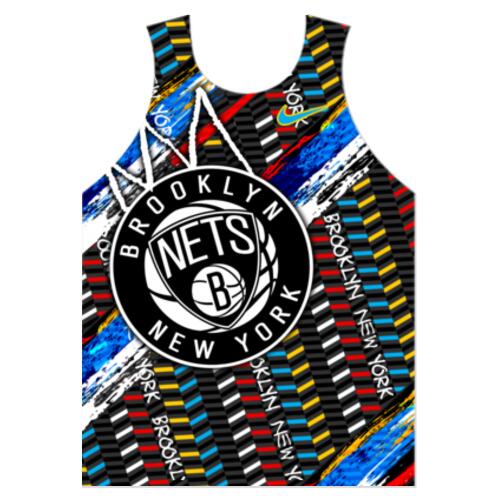 Team Brookly Nets 1 Full Print Jersey JST-03 Thumbnail