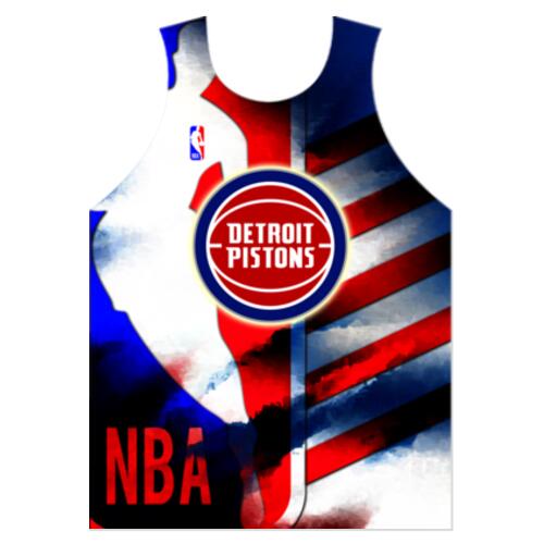 Team Detroit 1 Full Print Jersey Sando JST-03 Thumbnail