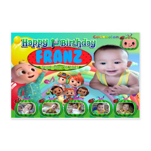Cocomelon Birthday Banner with Pictures - TRG 5 Thumbnail
