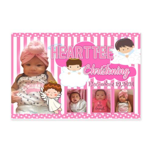 Cupcake Angel Christening Banner with Pictures - TGC 4 Thumbnail