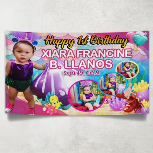 Under the Sea Birthday Banner with Pictures - TGB 10 Thumbnail