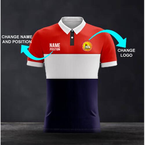 Full Print Polo Shirt Uniform - Changeable Logo and Name Thumbnail