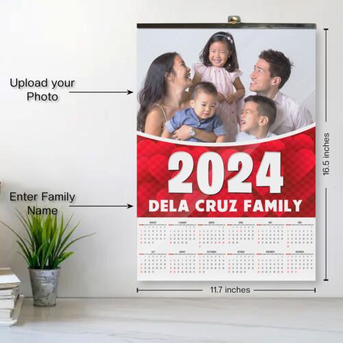 Customizable Family Design - C2S A3 Calendar - PCR-1 Thumbnail