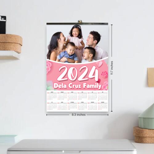 Customizable Family Design - C2S A4 Calendar - PCR-3 Thumbnail