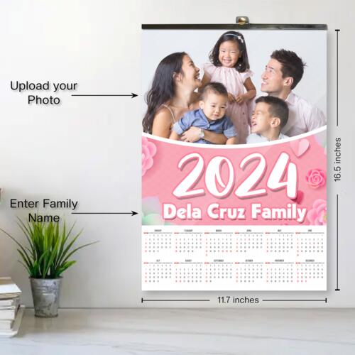Customizable Family Design - C2S A3 Calendar - PCR-3 Thumbnail