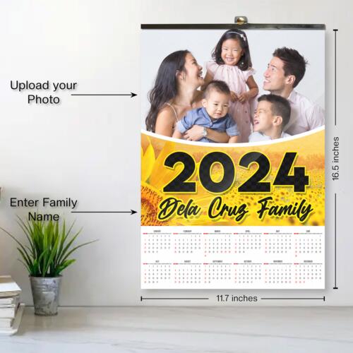 Customizable Family Design - C2S A3 Calendar - PCR-4 Thumbnail