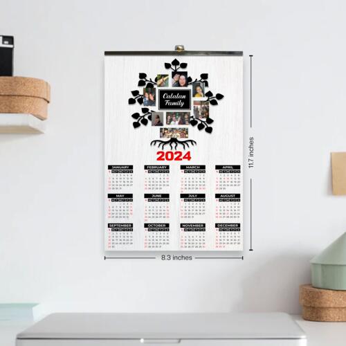 Customizable Family Design - C2S A4 Calendar - PCR-7 Thumbnail
