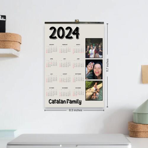 Customizable Family Design - C2S A4 Calendar - PCR-8 Thumbnail
